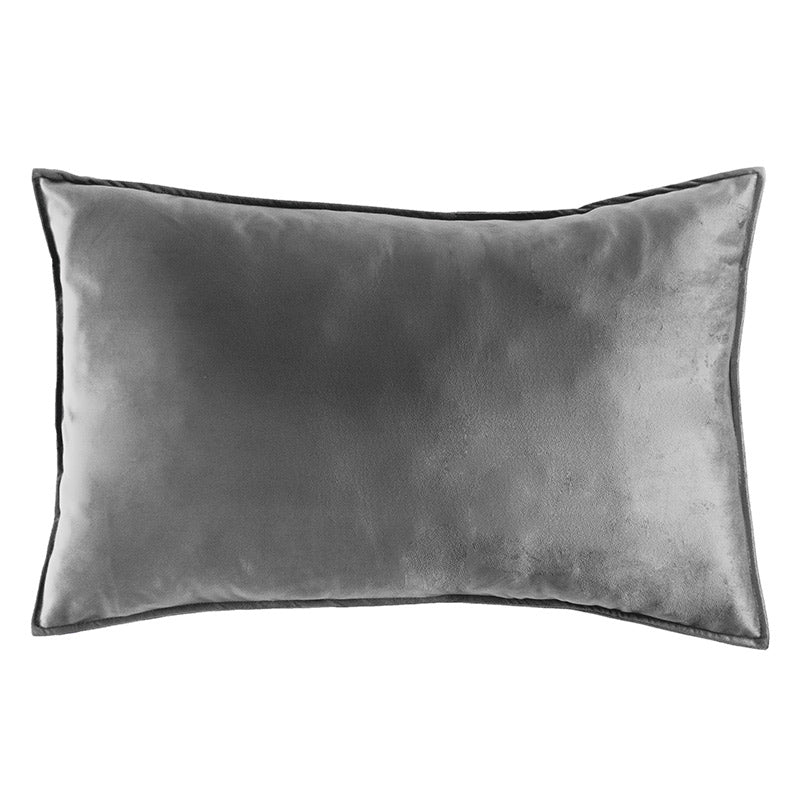 Funda De Almohada STD Velvet Gris