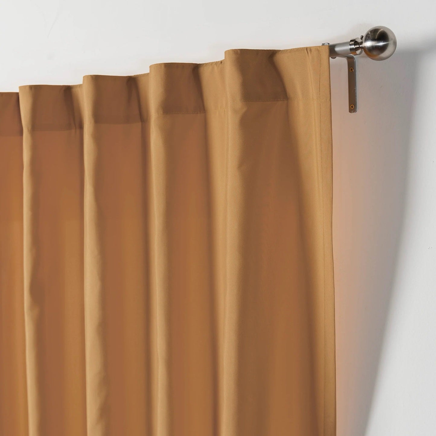 Cortinas Viasoft Ocre Larga