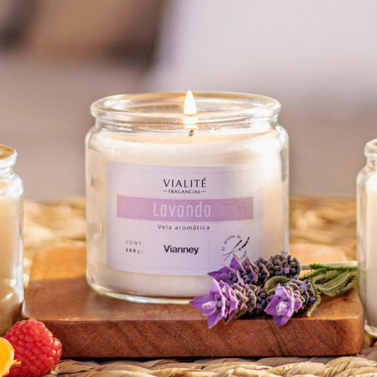 Vela Aromática Vialité Lavanda