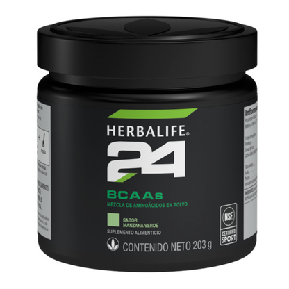 Herbalife® 24 BCAAs Mezcla de Aminoácidos en Polvo sabor manzana verde 203 g