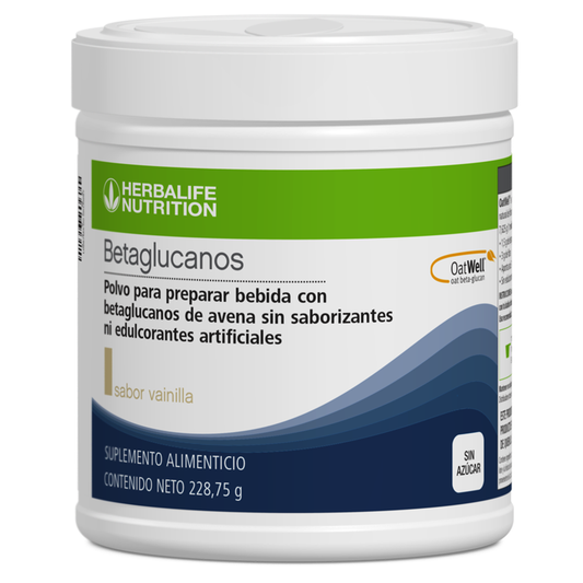 Betaglucanos | Polvo para preparar bebida con betaglucanos de avena sin saborizantes ni edulcorantes artificiales. Vainilla 228,75 g