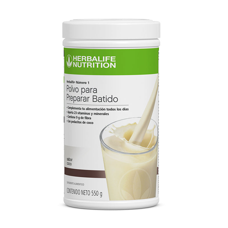 Herbalife® Número 1 Polvo para Preparar Batido sabor coco 550 g