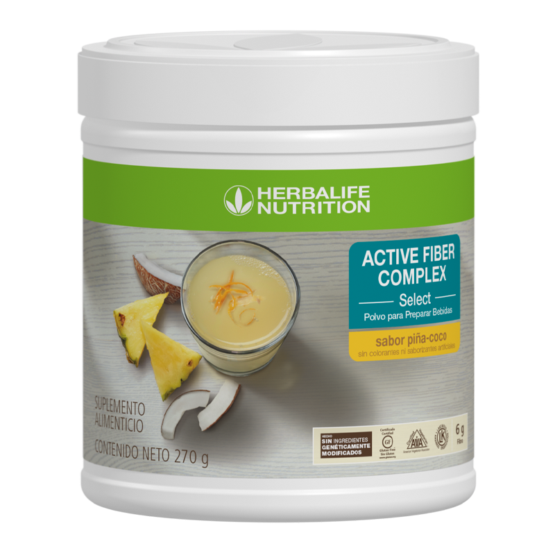 Active Fiber Complex Select Polvo para Preparar Bebidas sabor piña-coco 270g