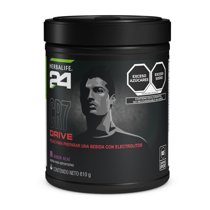 Herbalife® 24 CR7 Drive Polvo para preparar una bebida con electrolitos sabor acaí 810 g