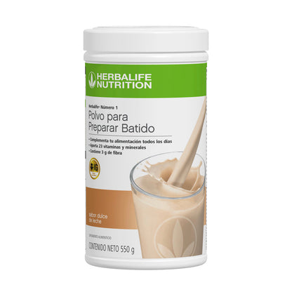 Herbalife® Número 1 Polvo para Preparar Batido sabor dulce de leche 550 g