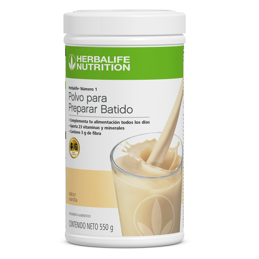 Herbalife® Número 1 Polvo para Preparar Batido sabor vainilla 550 g