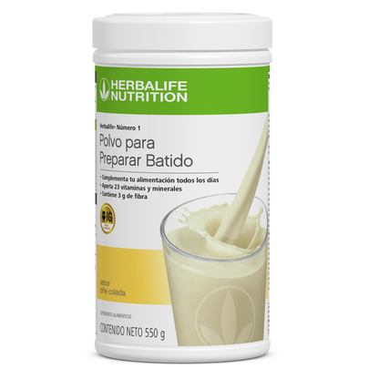 Herbalife® Número 1 Polvo para Preparar Batido sabor piña colada 550 g