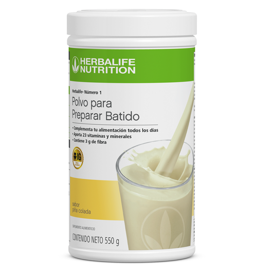 Herbalife® Número 1 Polvo para Preparar Batido sabor piña colada 550 g