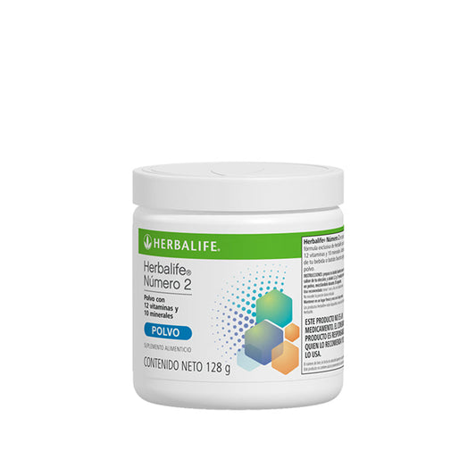 Herbalife® Número 2 Polvo con 12 vitaminas y 10 minerales 128 g